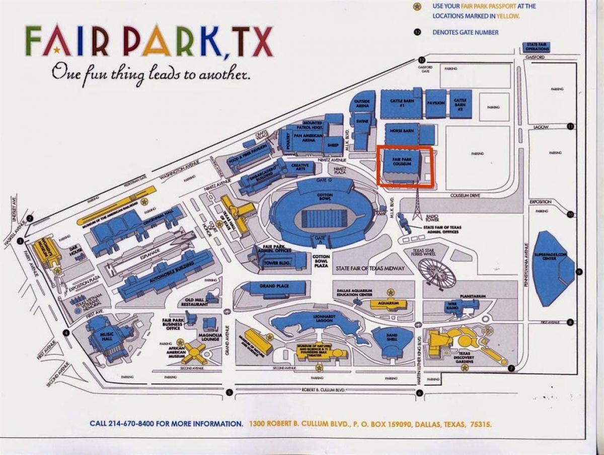 میلے پارک پارکنگ کا نقشہ