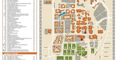 یونیورسٹی آف ٹیکساس کے شہر ڈلاس کے نقشے