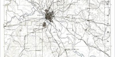 ڈلاس ٹیکساس کا نقشہ